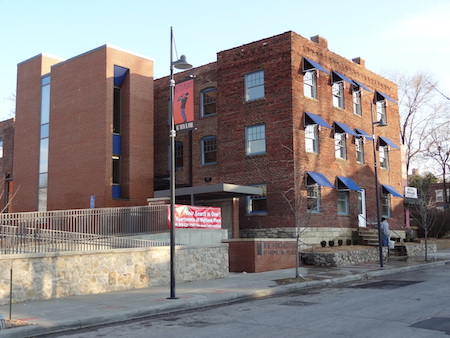 Construction 2011. 20 units of affordable housing in six historic buildings in KC’s Jazz District